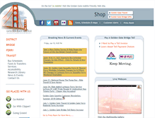 Tablet Screenshot of goldengatetransit.com